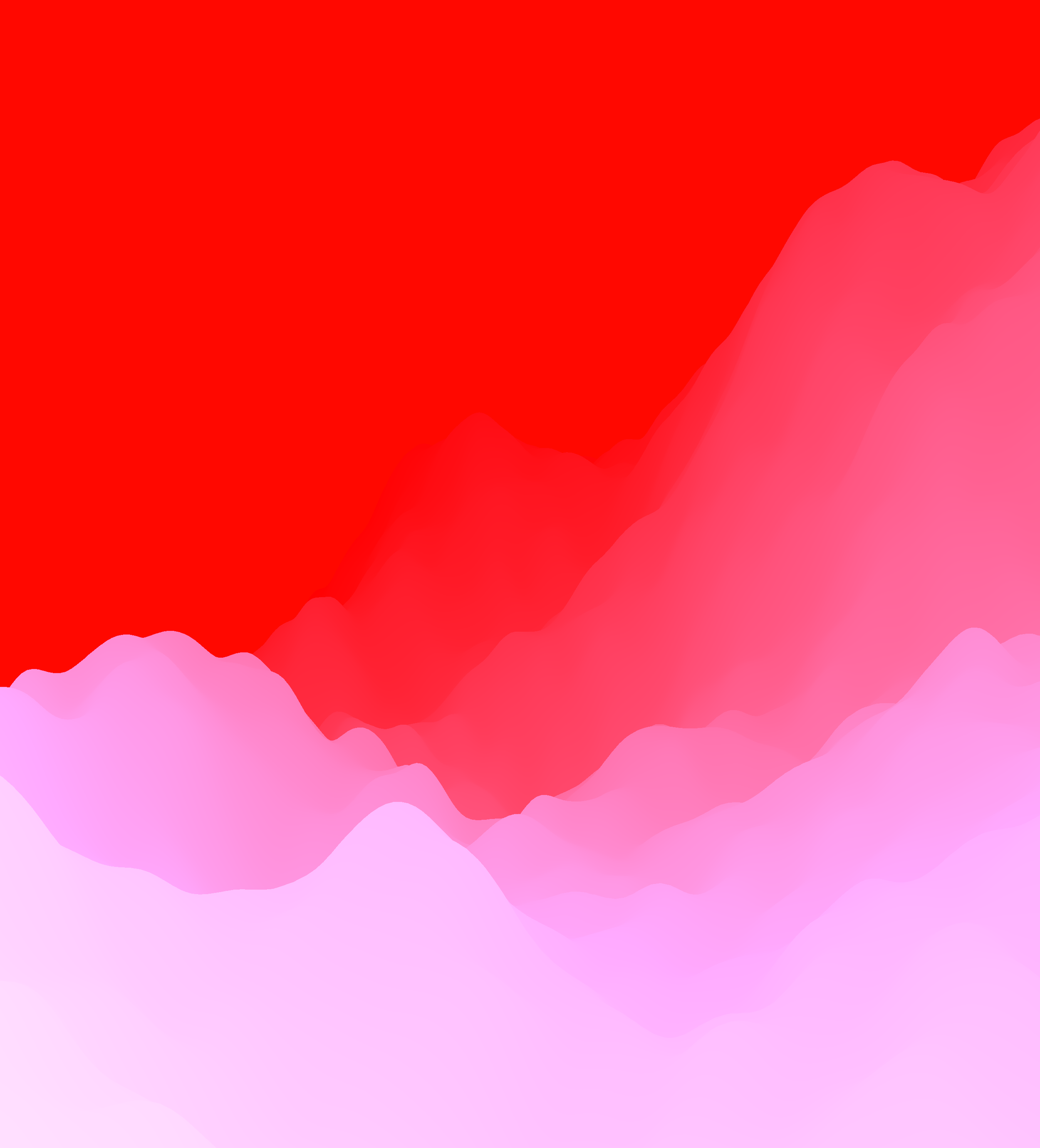 Concourse Colorful Landscape Terrain Front View